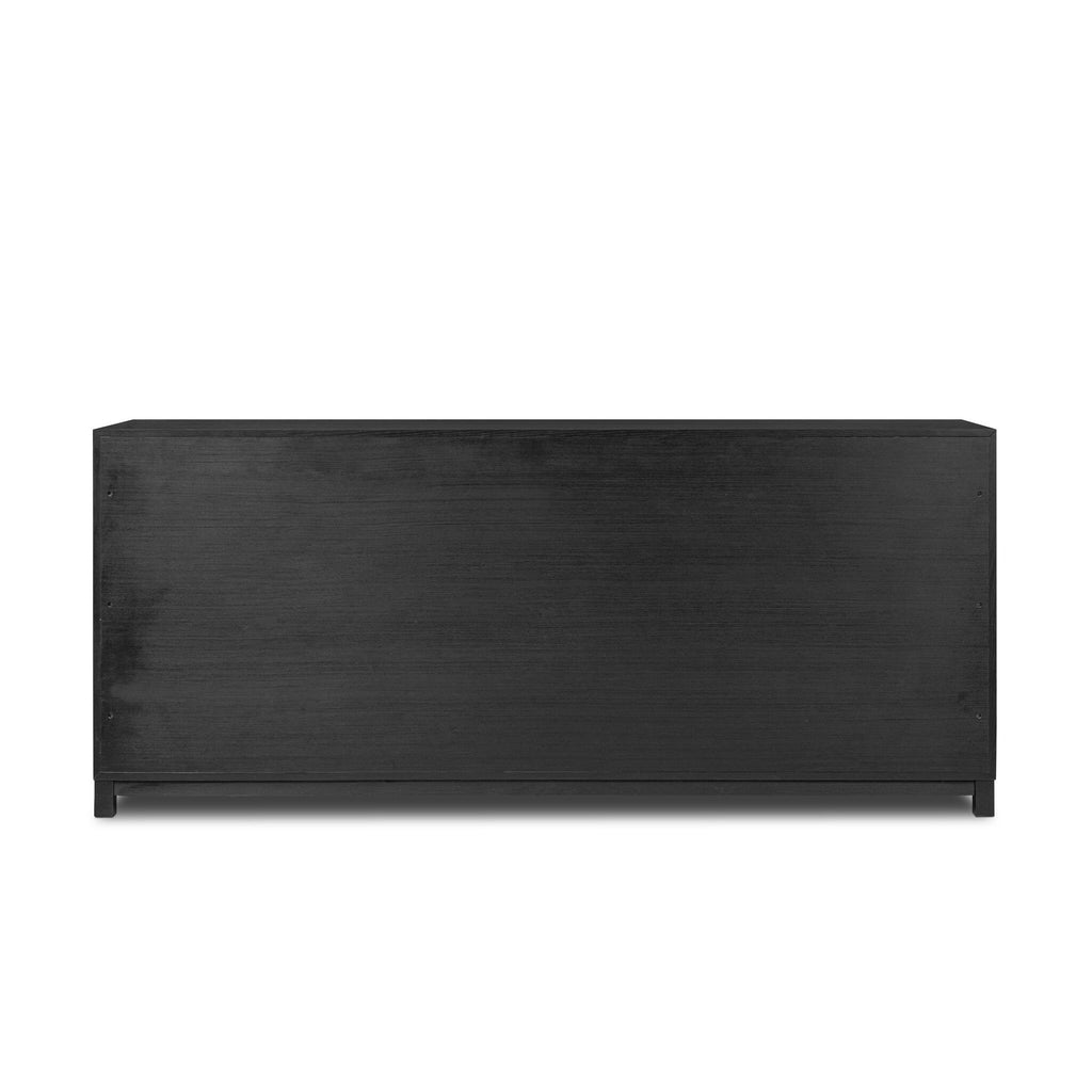 Millie 6 Drawer Dresser - Drifted Matte Black Veneer