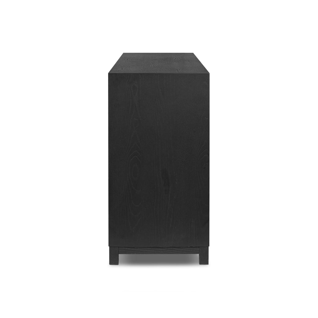 Millie 6 Drawer Dresser - Drifted Matte Black Veneer