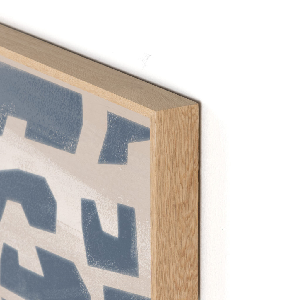 Block I by Coup d'Esprit - Vertical Grain White Oak Floater