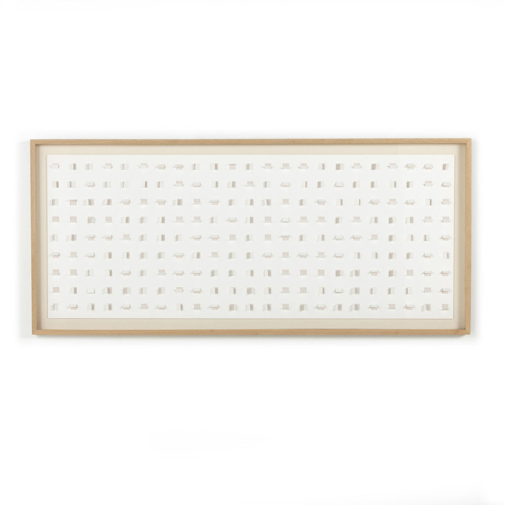 See Through Sand by FH Art Studio - Vertical Grain 2.5 White Oak | 72" x 32"