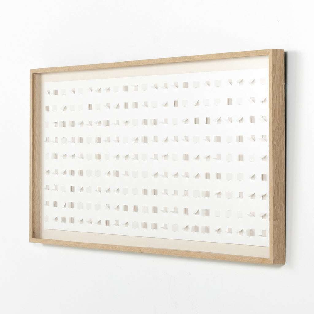 See Through Sand by FH Art Studio - Vertical Grain 2.5 White Oak | 72" x 32"