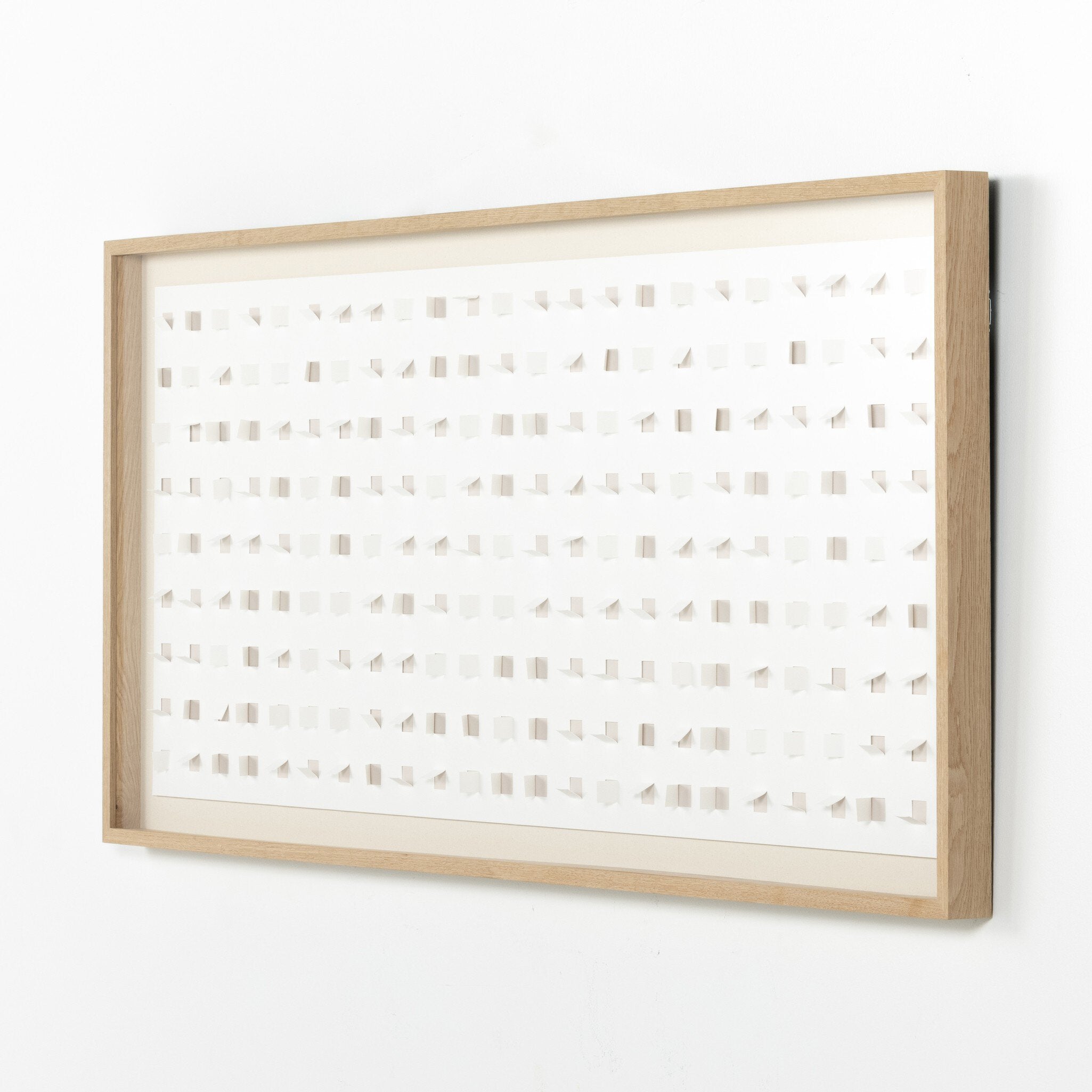 See Through Sand by FH Art Studio - Vertical Grain 2.5 White Oak | 72" x 32"