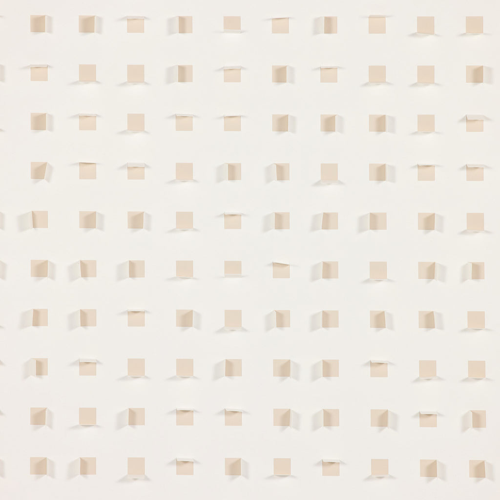 See Through Sand by FH Art Studio - Vertical Grain 2.5 White Oak | 48" x 48"