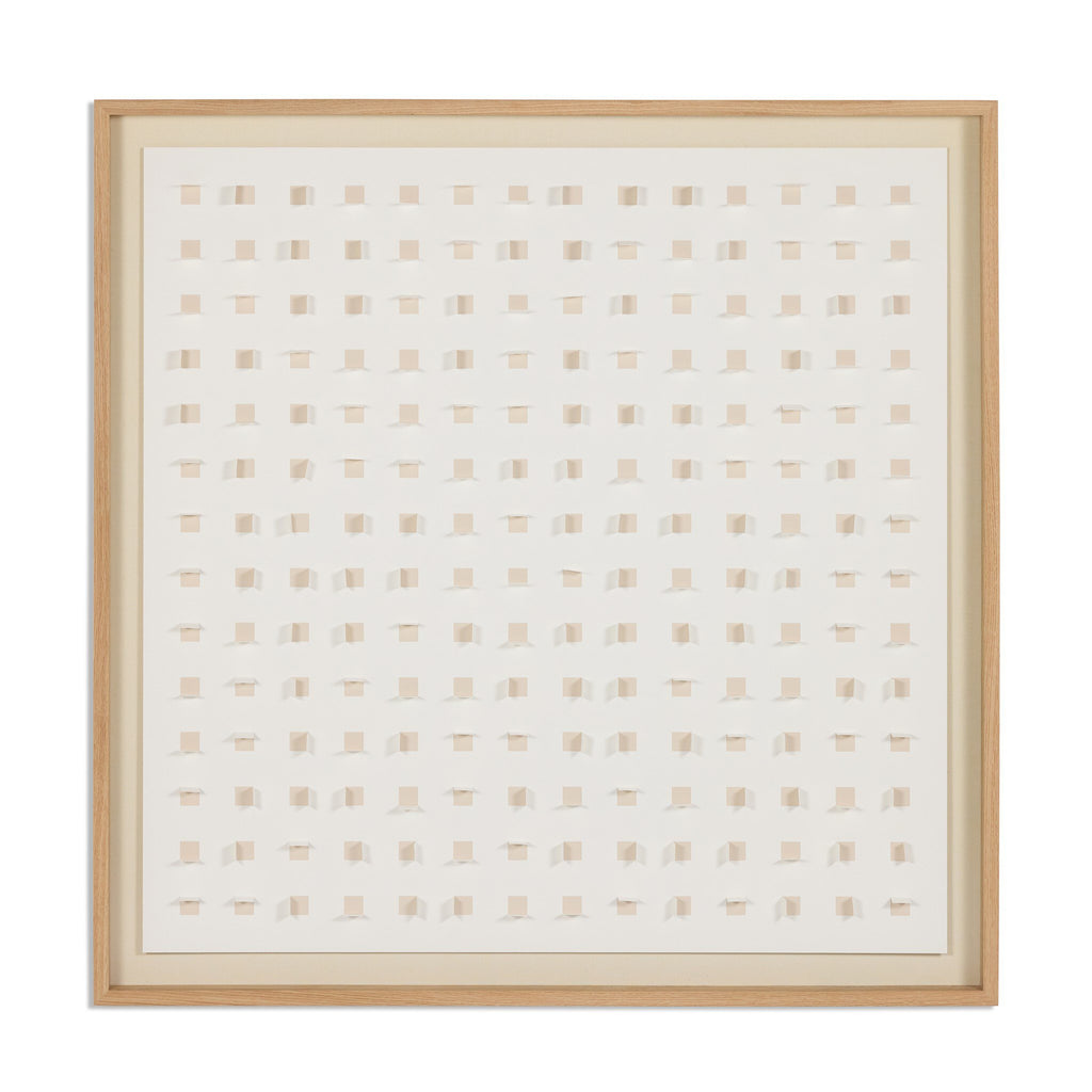 See Through Sand by FH Art Studio - Vertical Grain 2.5 White Oak | 48" x 48"