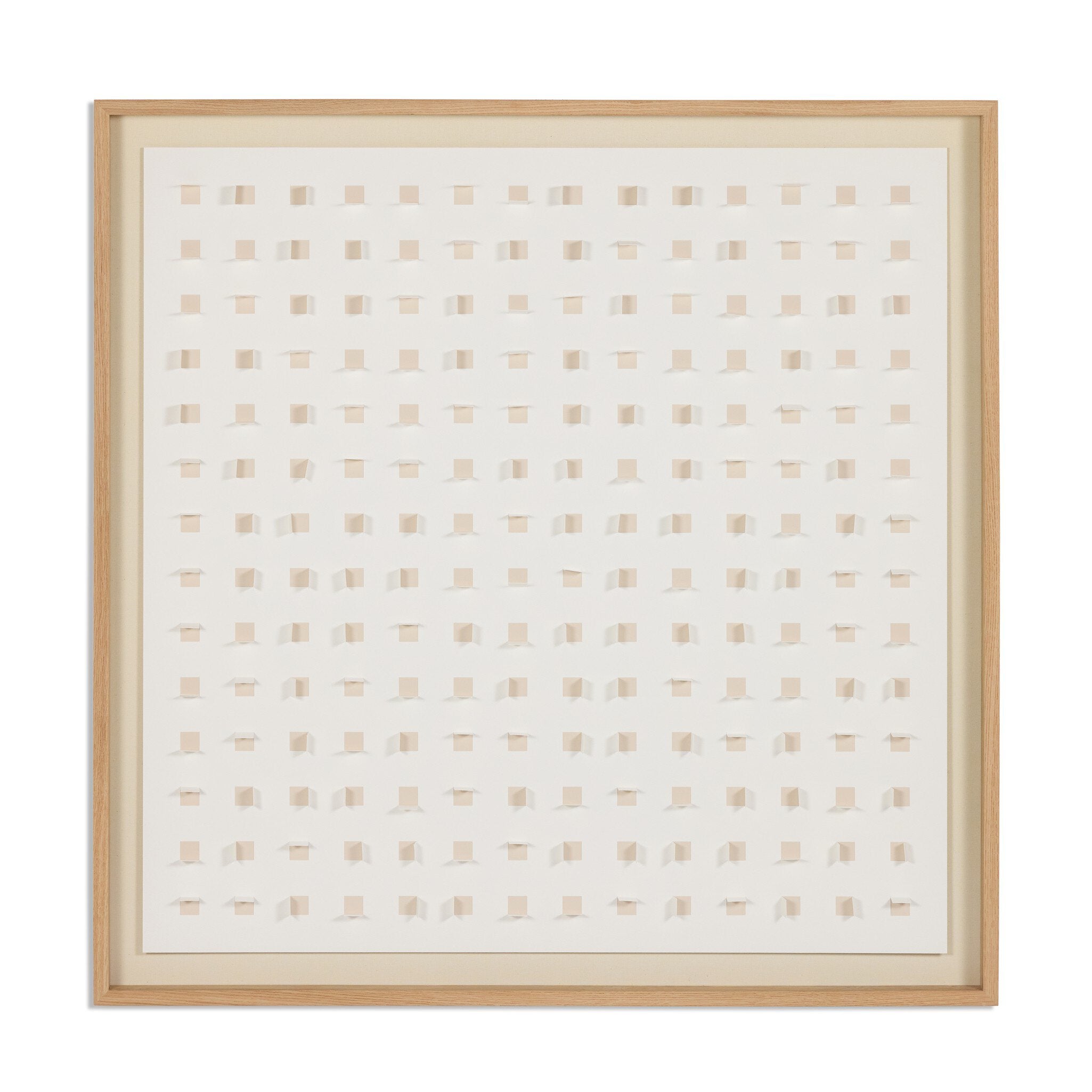See Through Sand by FH Art Studio - Vertical Grain 2.5 White Oak | 48" x 48"