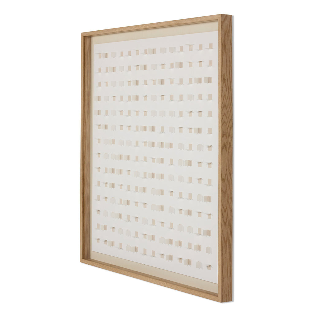 See Through Sand by FH Art Studio - Vertical Grain 2.5 White Oak | 48" x 48"