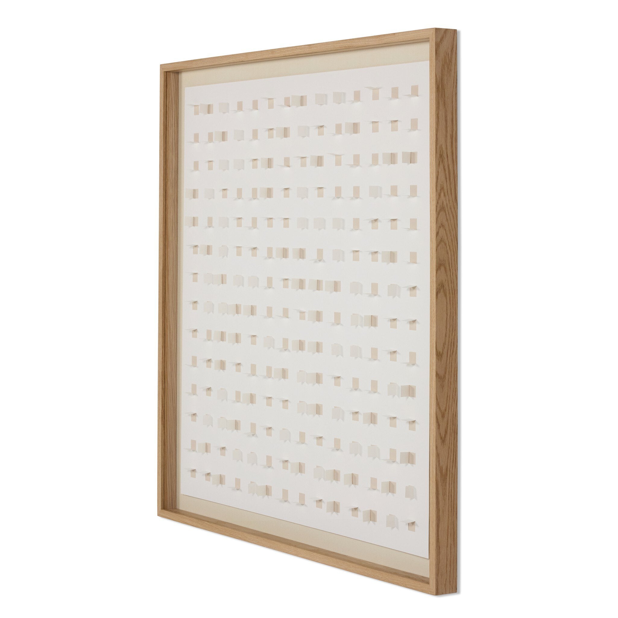 See Through Sand by FH Art Studio - Vertical Grain 2.5 White Oak | 48" x 48"