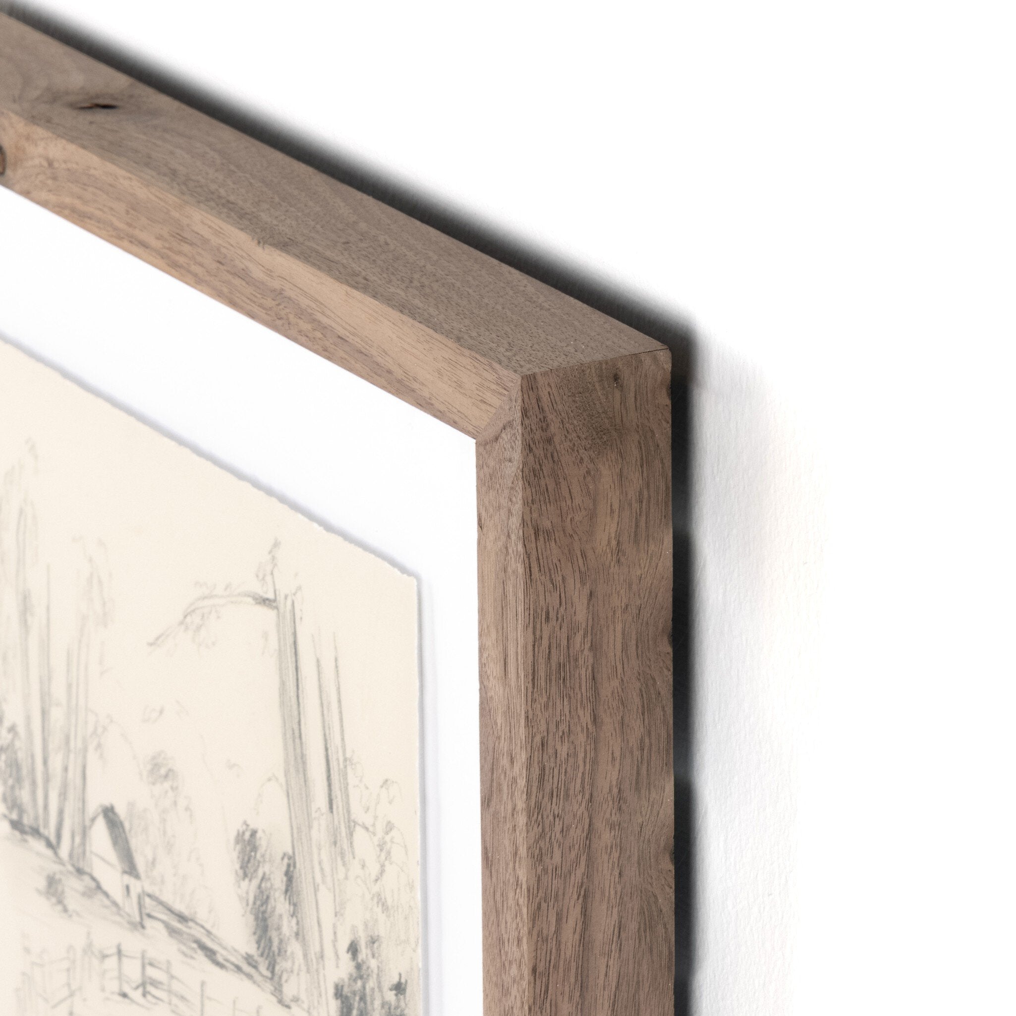 In The Country I by Shaina Page - Rustic 1.5 Walnut