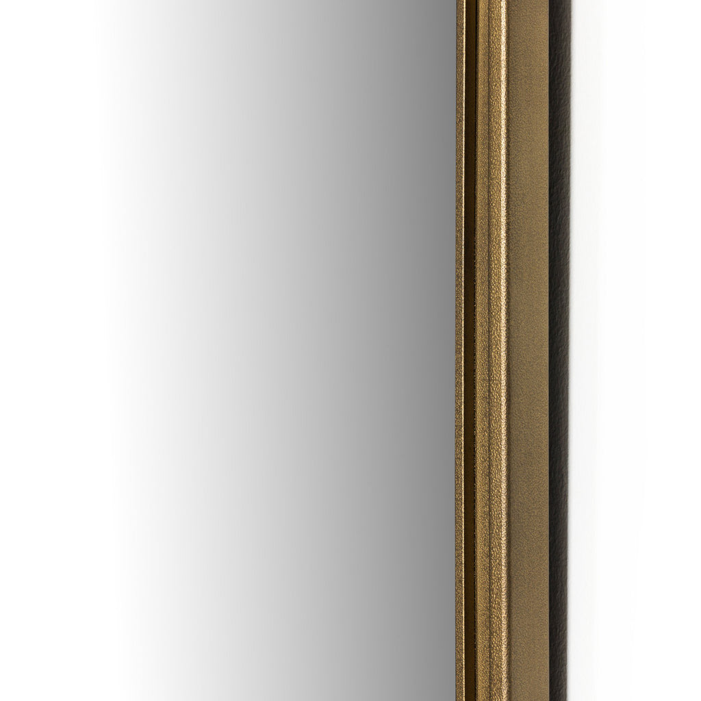 Effie Mirror - Raw Antique Brass Iron
