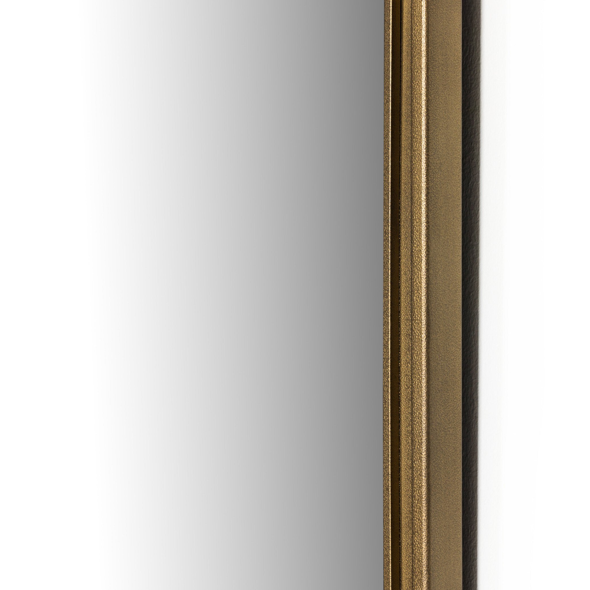 Effie Mirror - Raw Antique Brass Iron