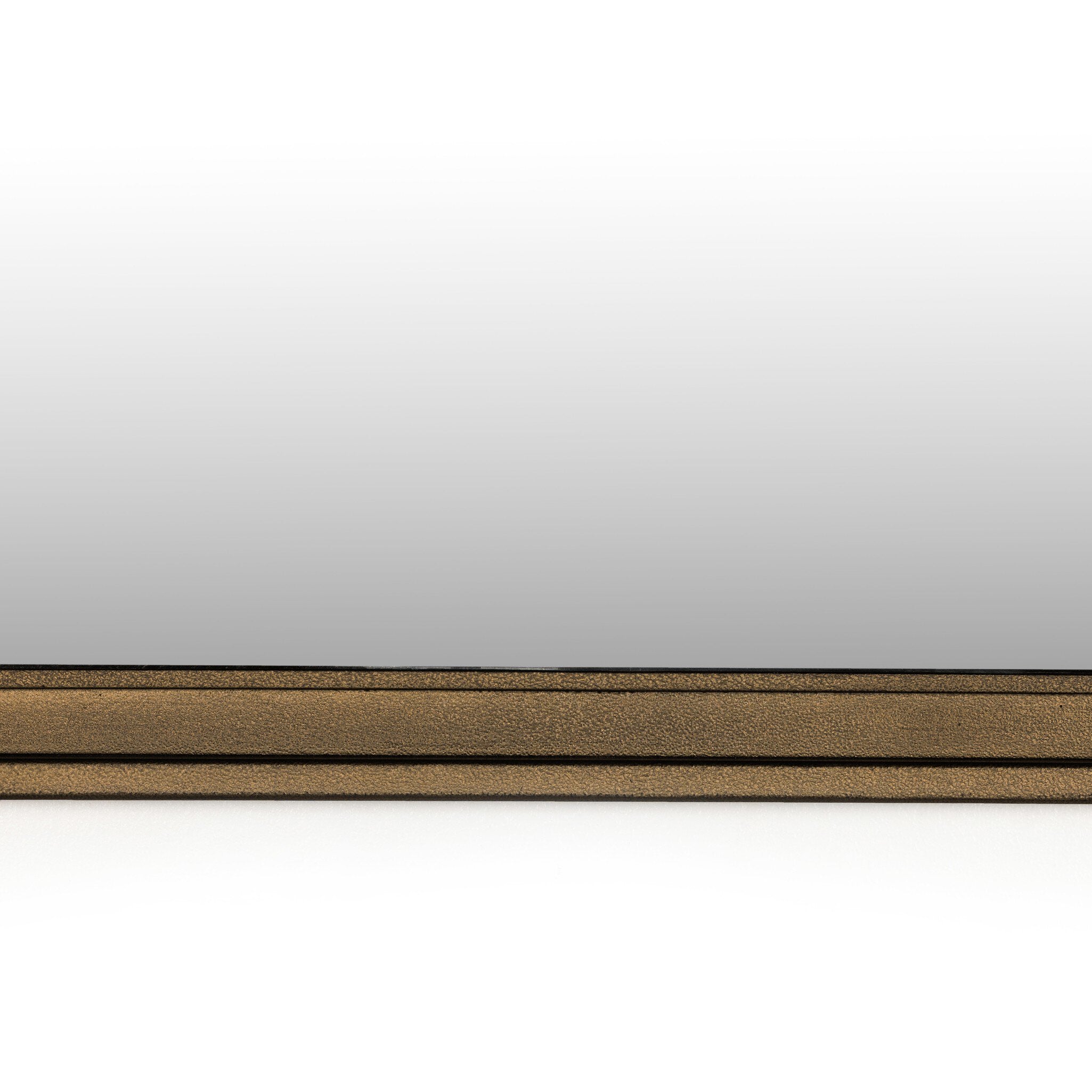 Effie Mirror - Raw Antique Brass Iron