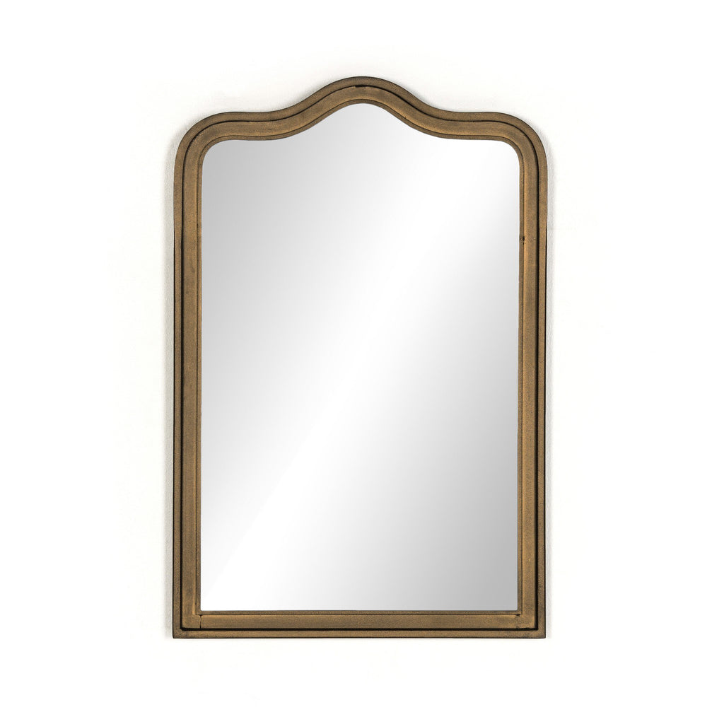 Effie Mirror - Raw Antique Brass Iron