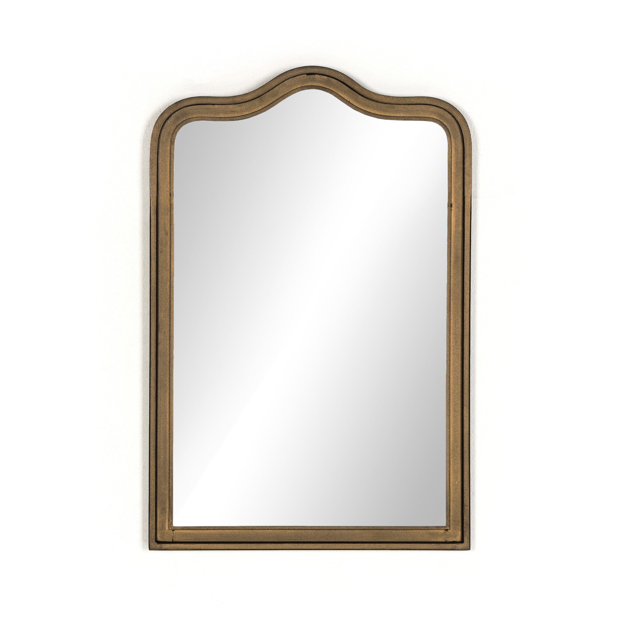Effie Mirror - Raw Antique Brass Iron