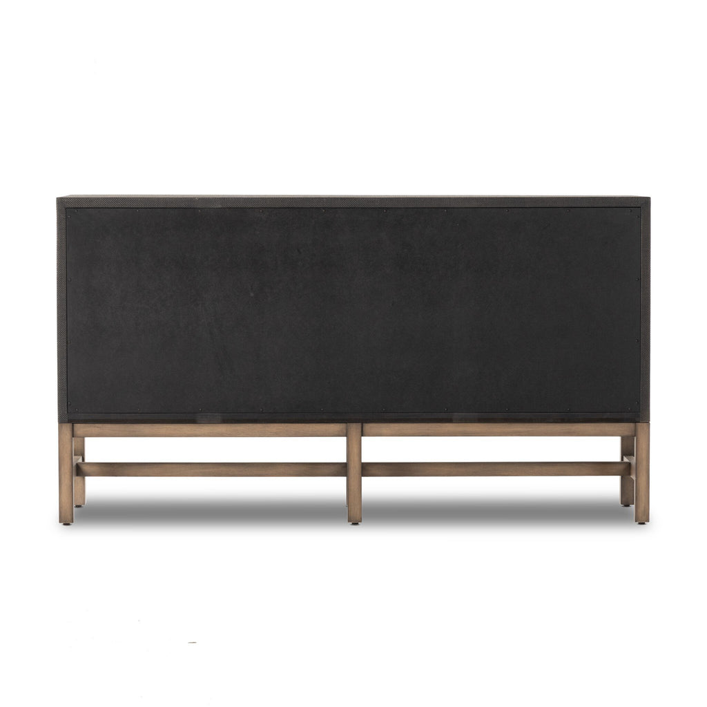Fiona 6 Drawer Dresser - Black Raffia