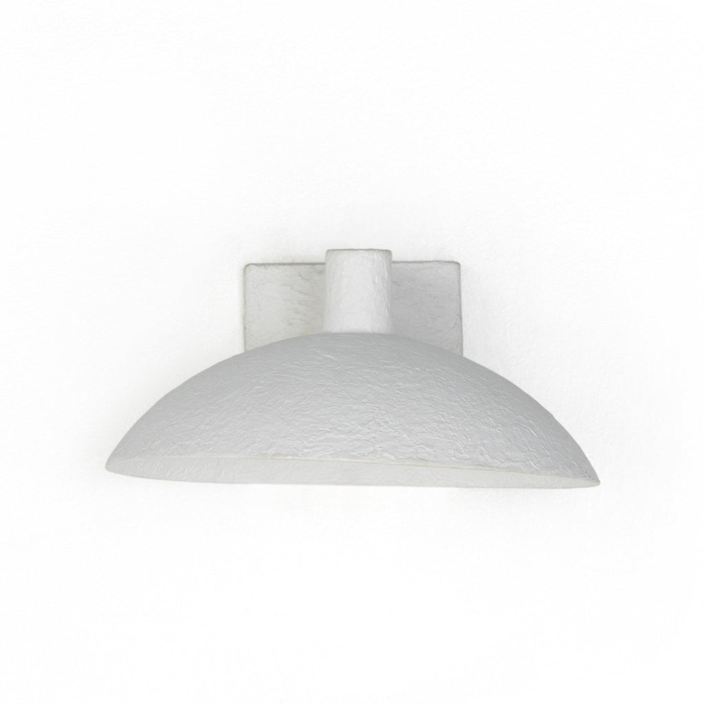 Santorini Sconce - Matte White Plaster