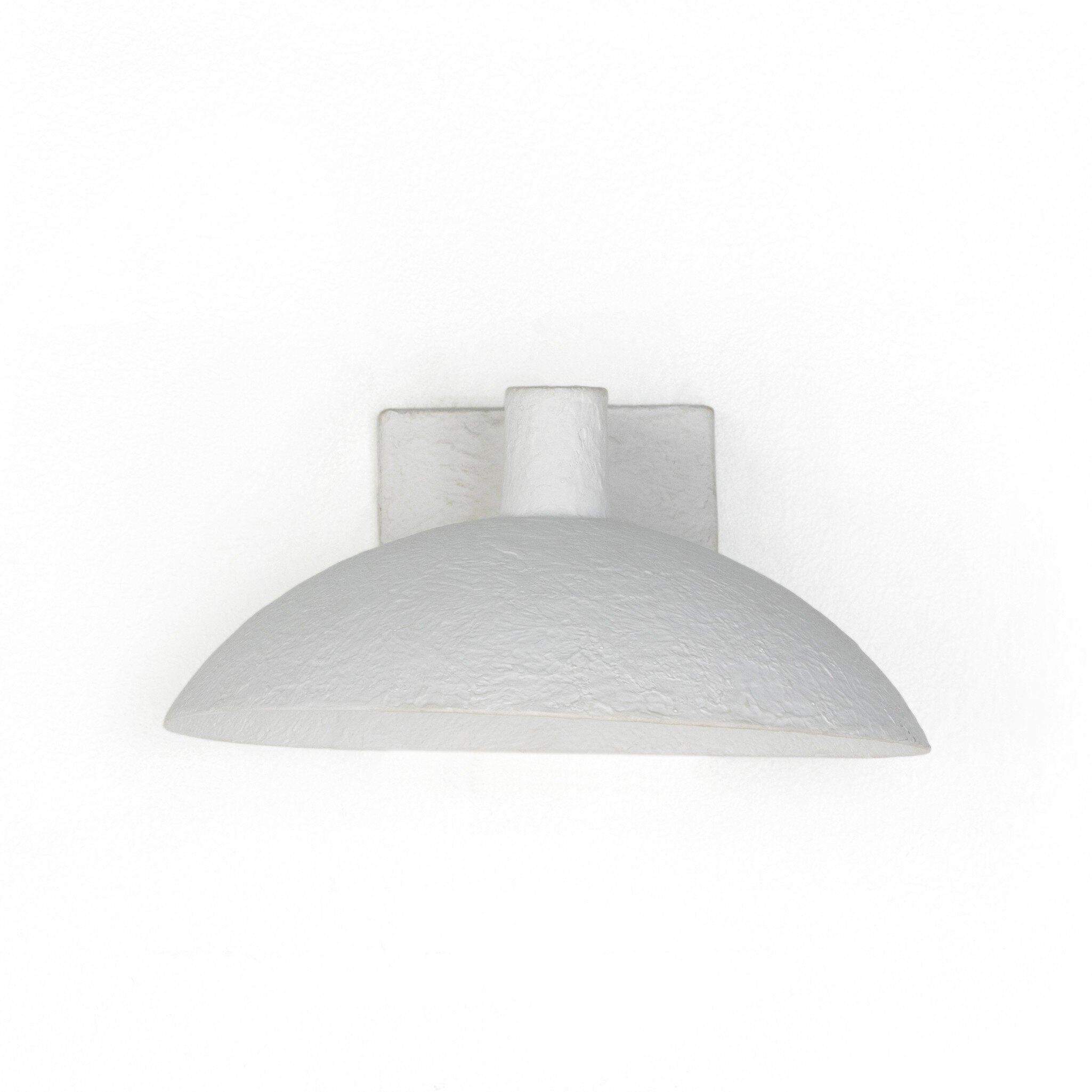 Santorini Sconce - Matte White Plaster
