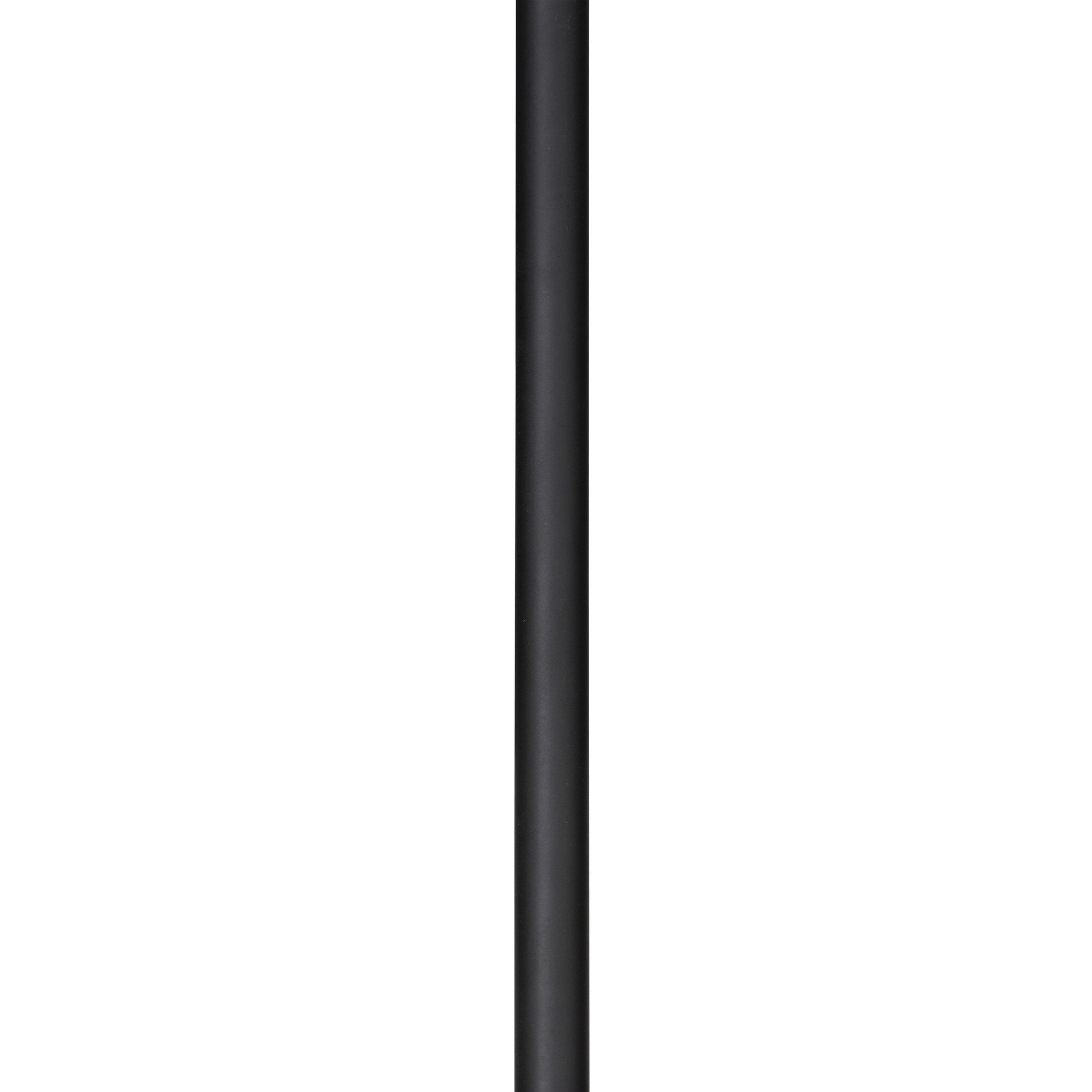 Cullen Linear Double Pendant - Black Leather