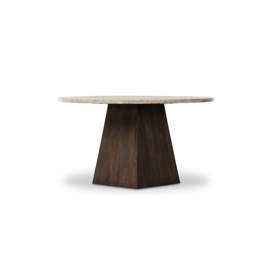 Brisa Round Dining Table 55" - Dune Onyx