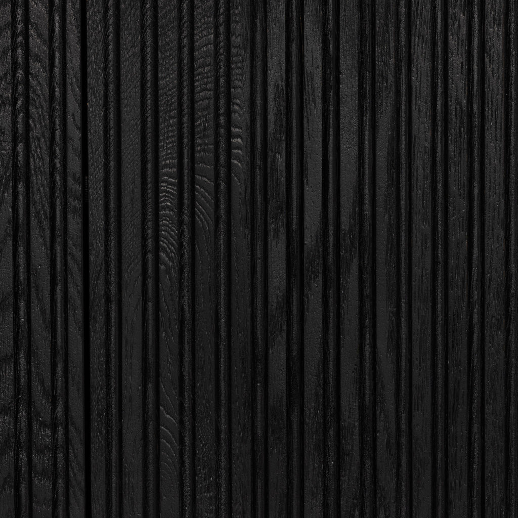 Giovani Media Console - Black Oak Veneer
