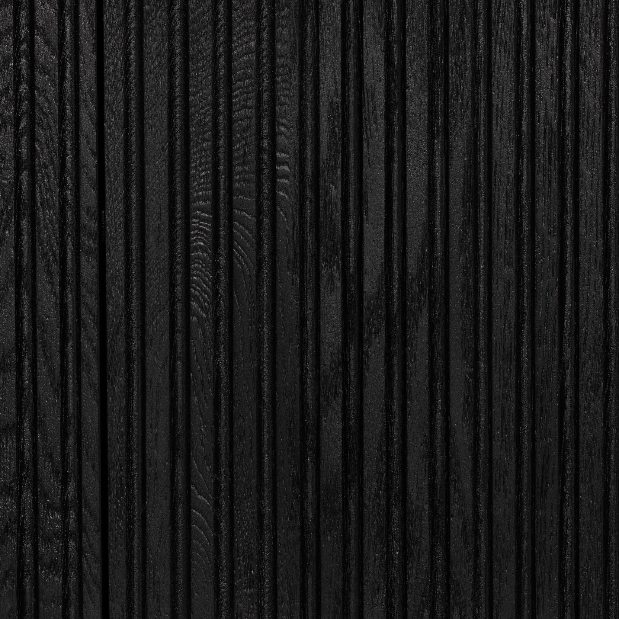 Giovani Media Console - Black Oak Veneer