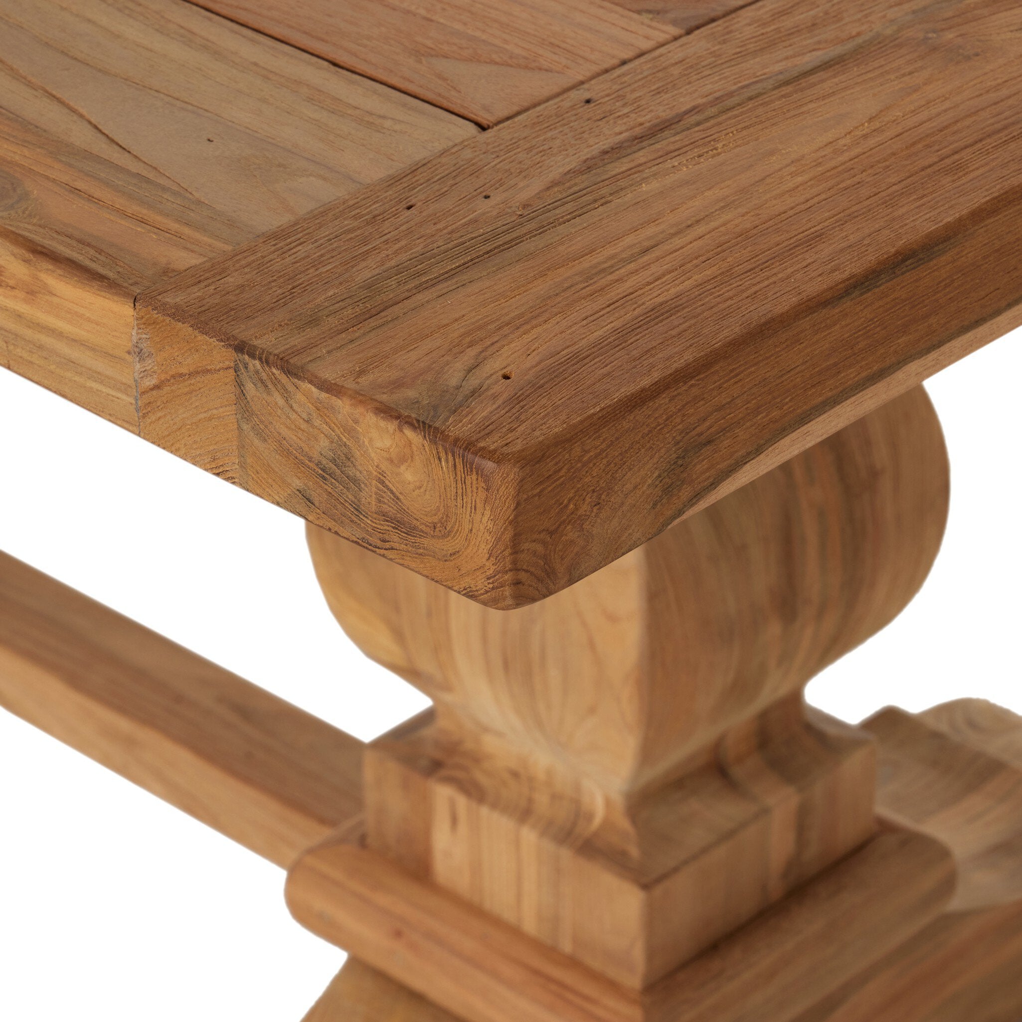 Novell Outdoor Dining Table-111" - Reclaimed Natural FSC