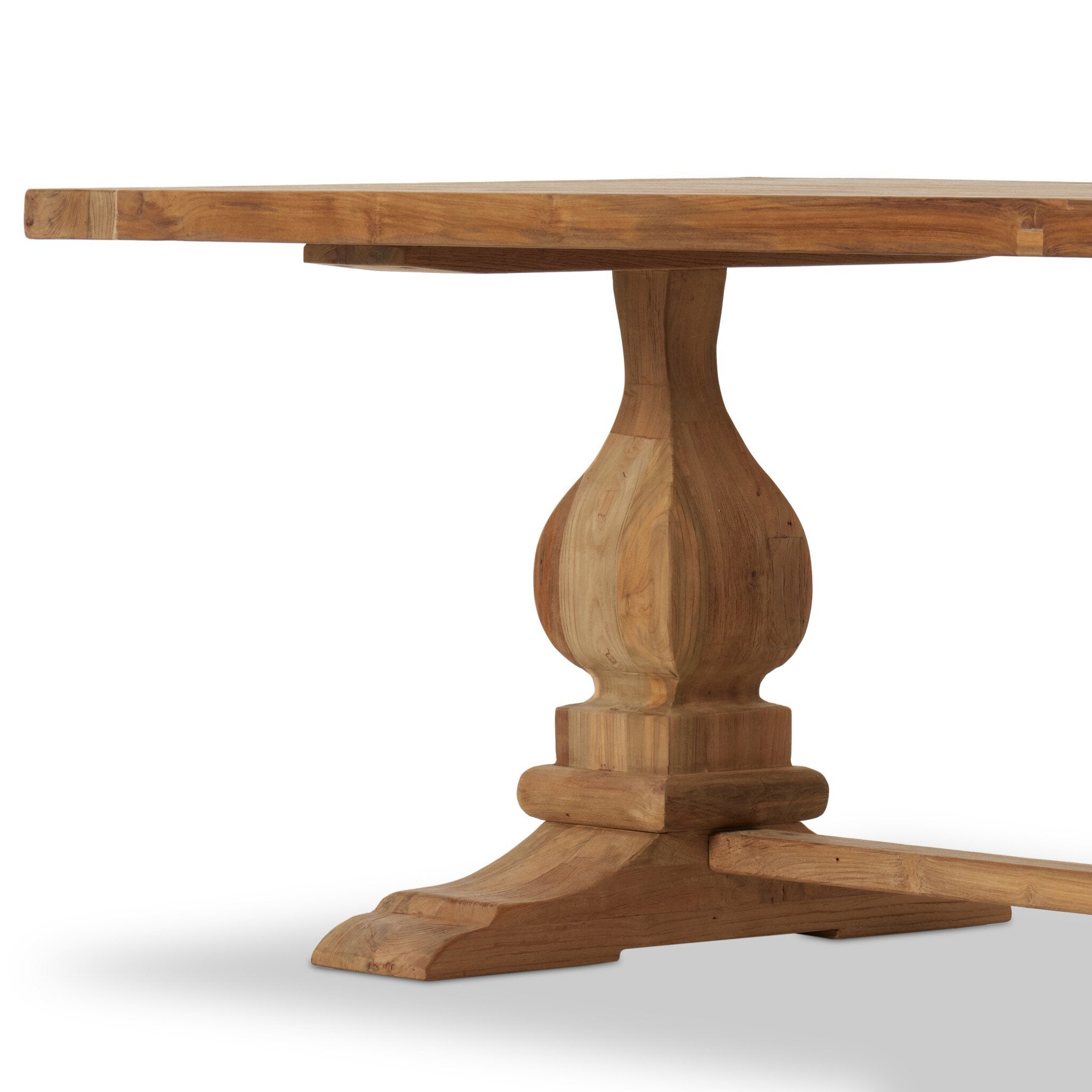 Novell Outdoor Dining Table-111" - Reclaimed Natural FSC