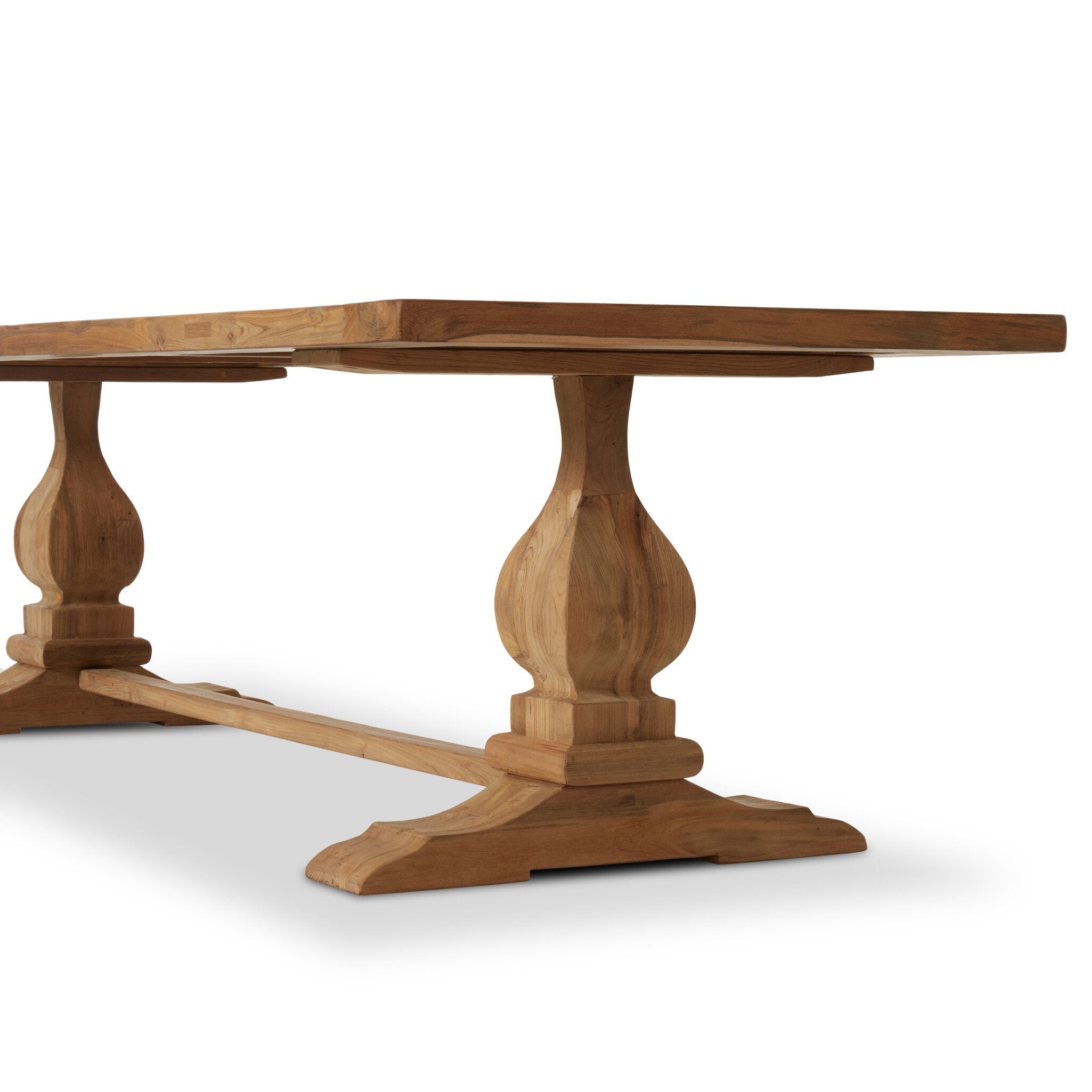 Novell Outdoor Dining Table-111" - Reclaimed Natural FSC