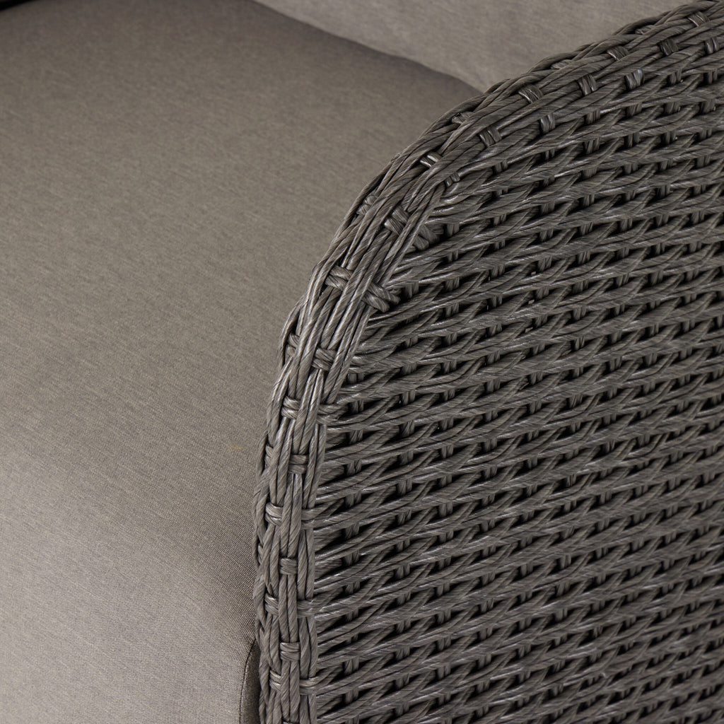 Geneva Outdoor Swivel Chair - Venao Charcoal