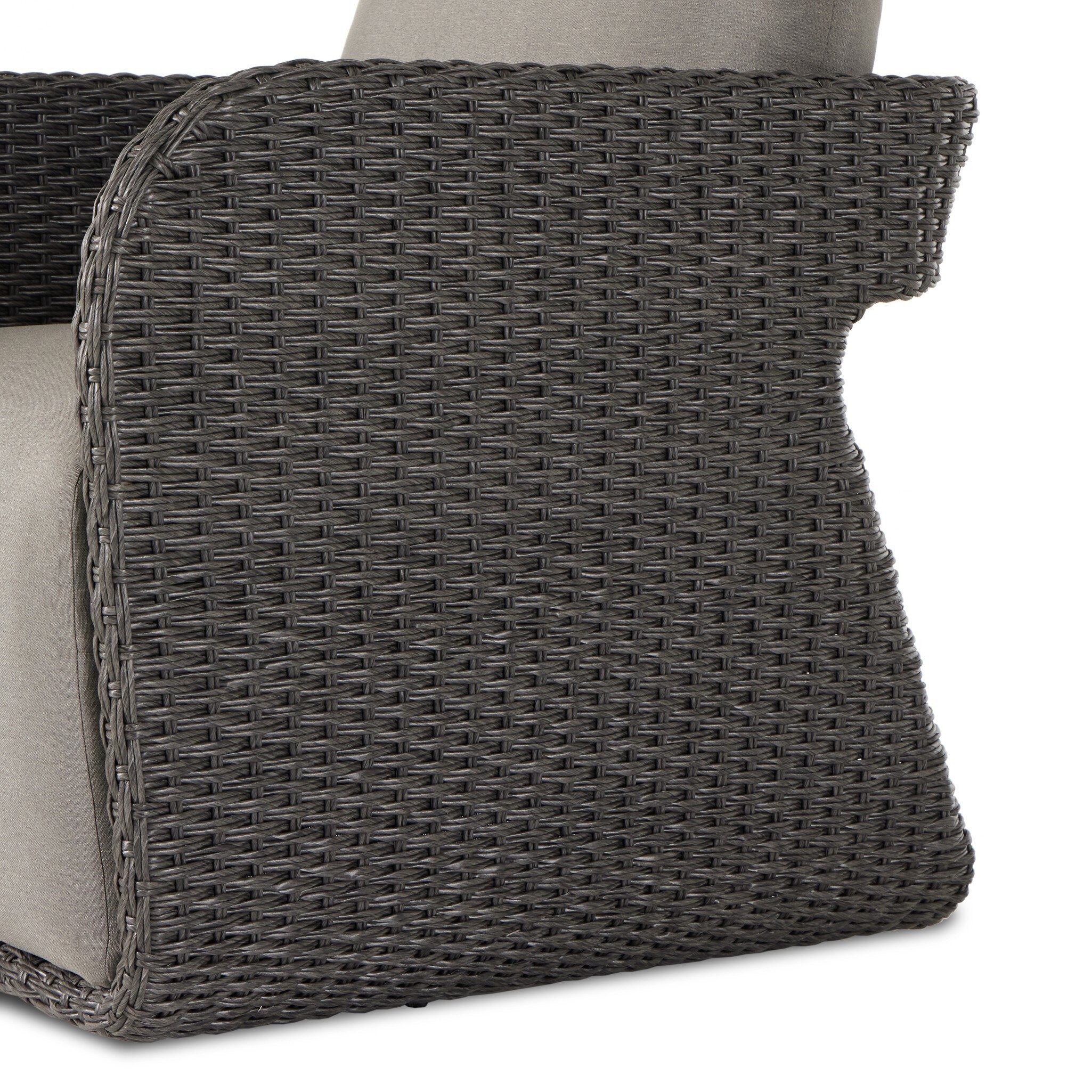Geneva Outdoor Swivel Chair - Venao Charcoal