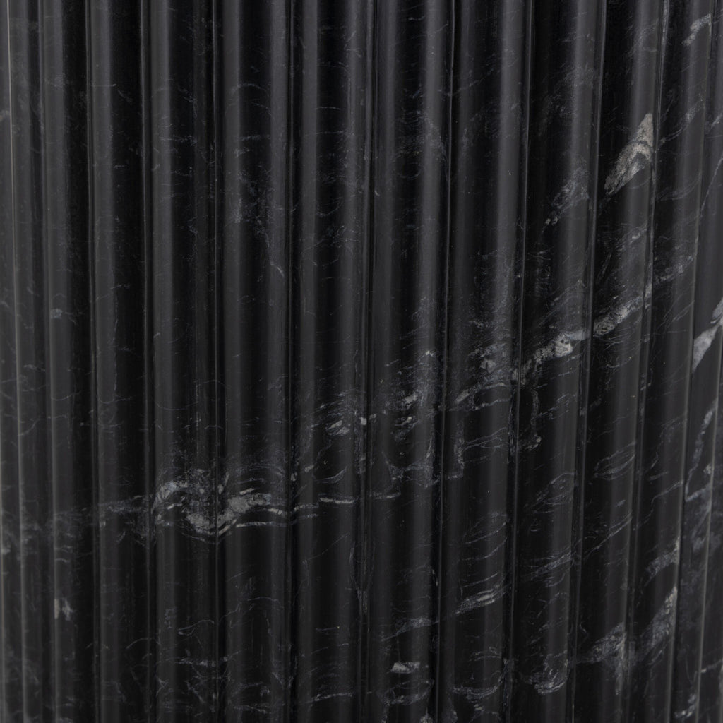Oranda End Table - Black Marble
