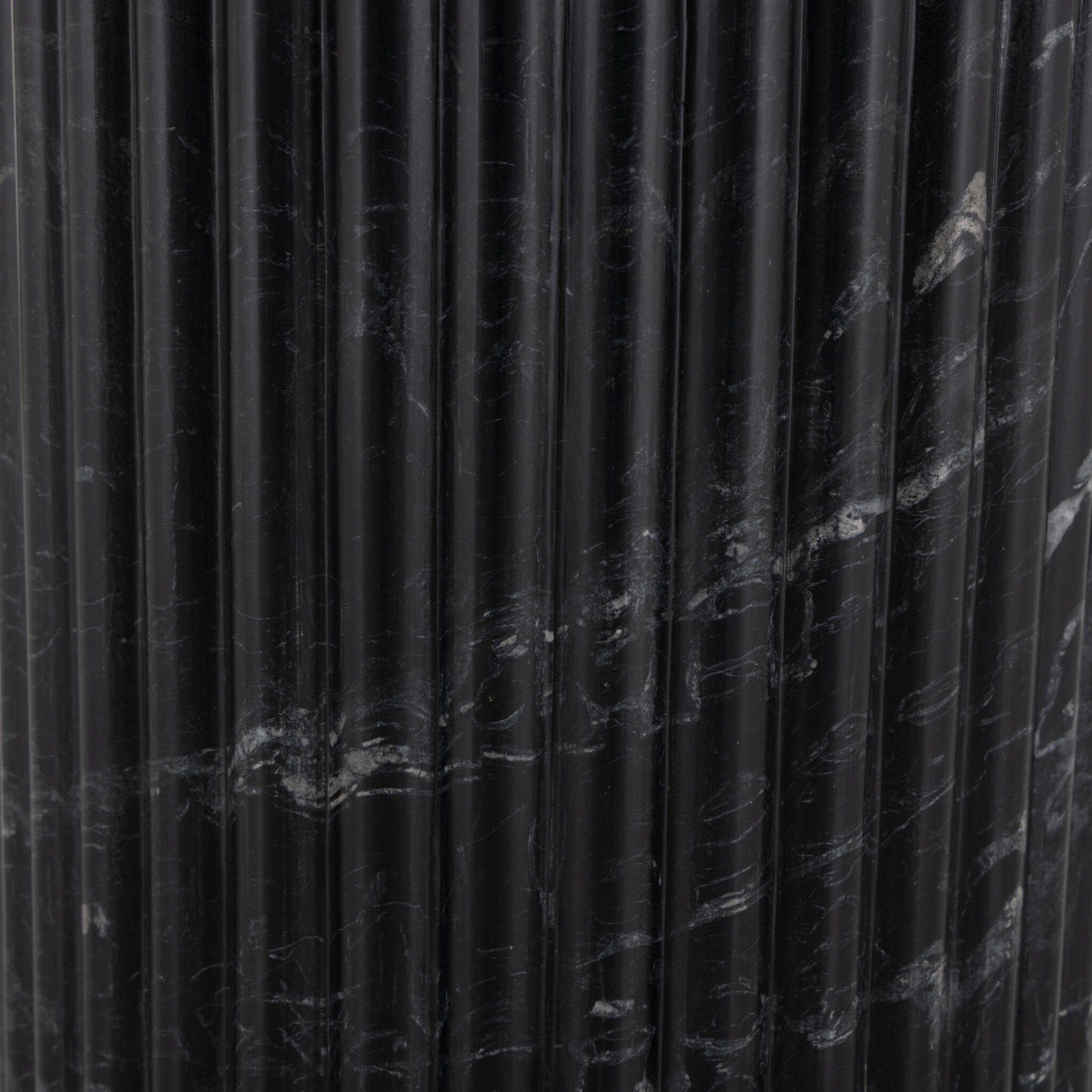 Oranda End Table - Black Marble