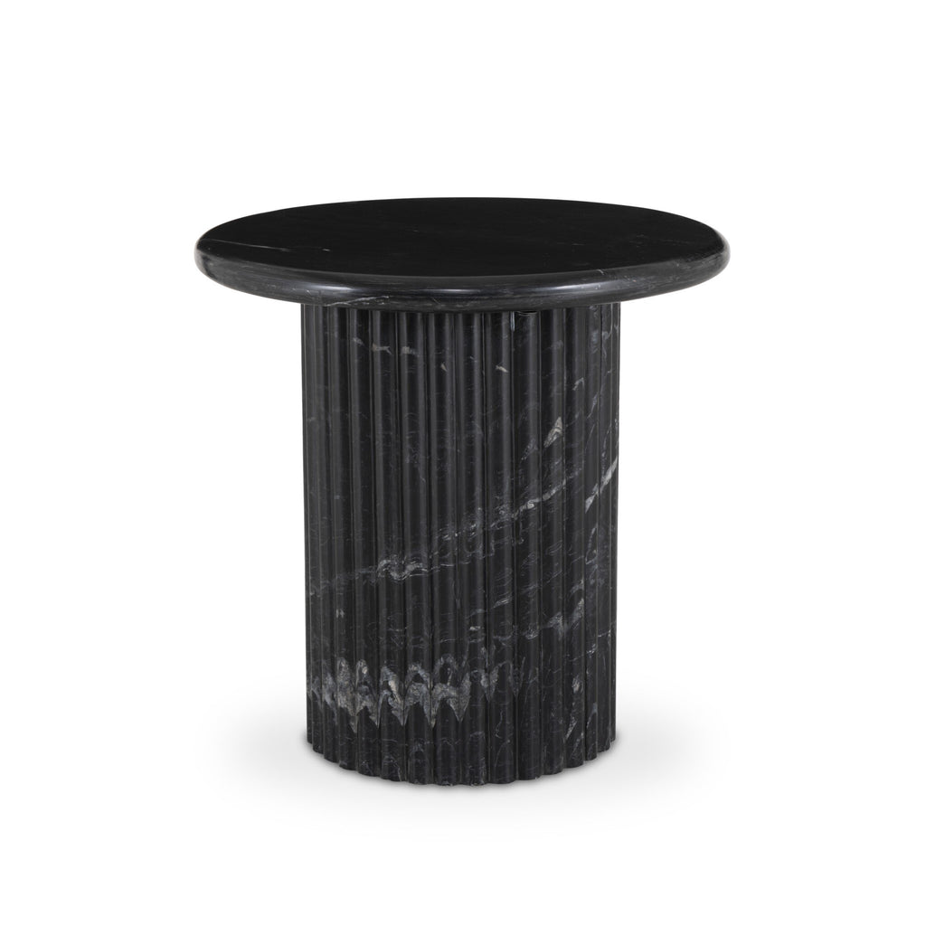 Oranda End Table - Black Marble