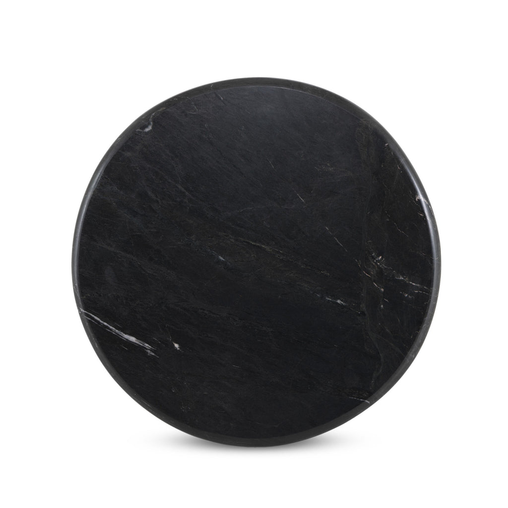 Oranda End Table - Black Marble