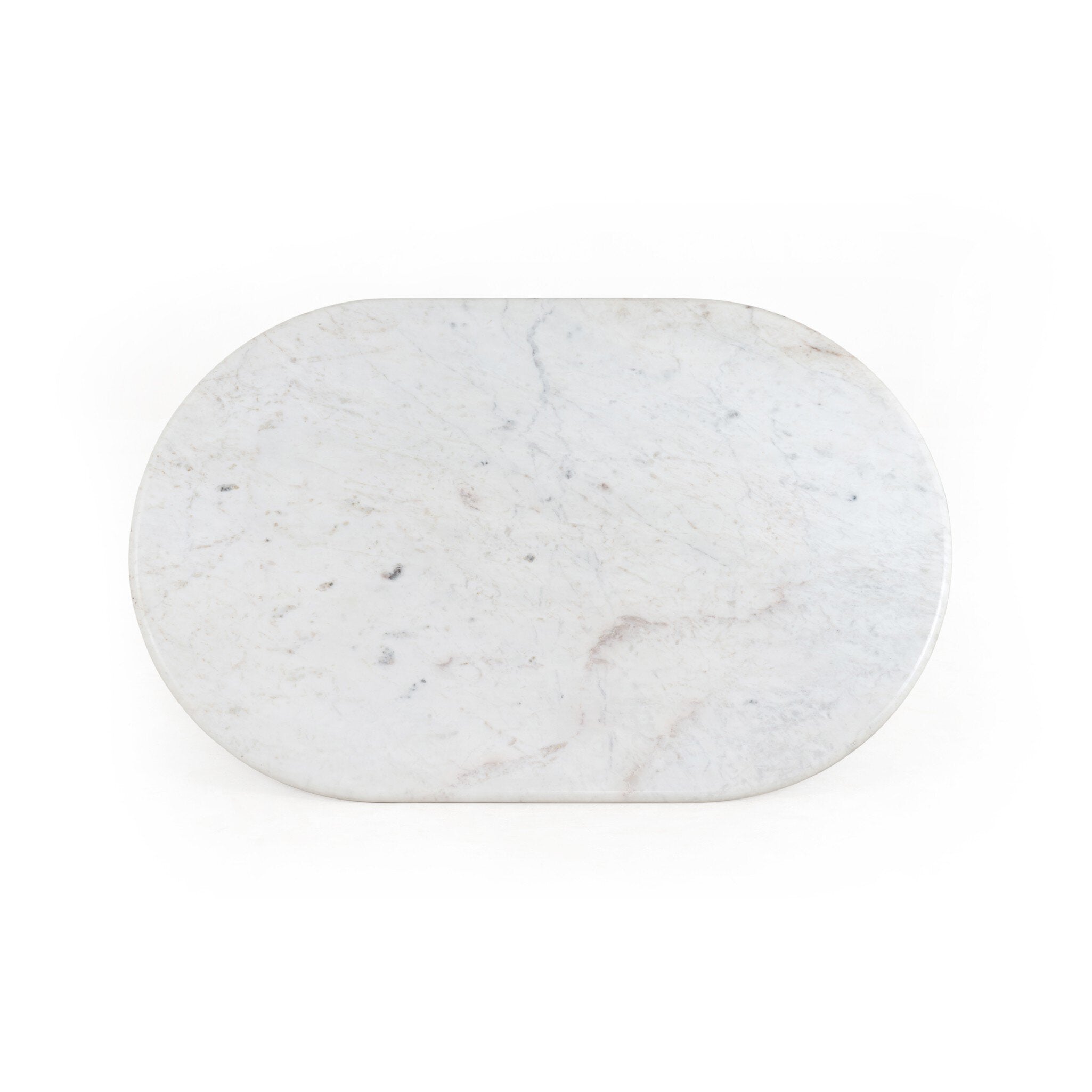Oranda Coffee Table - Polished White Marble w/ Sealant