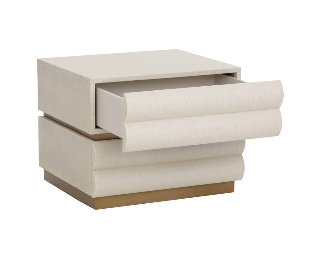 Subira Nightstand - Cream