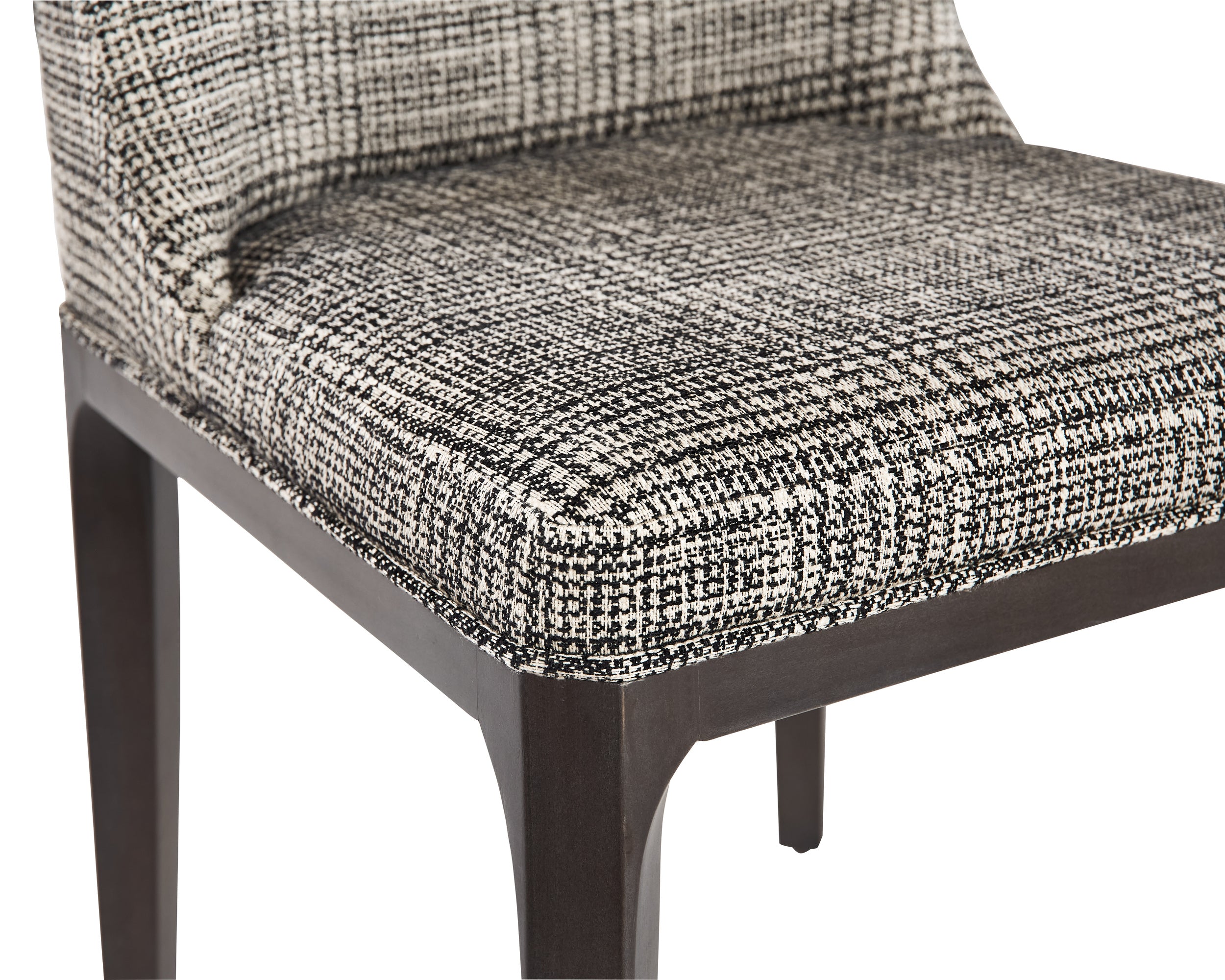 Elisa Dining Chair - Grey Oak - Naya Check Black