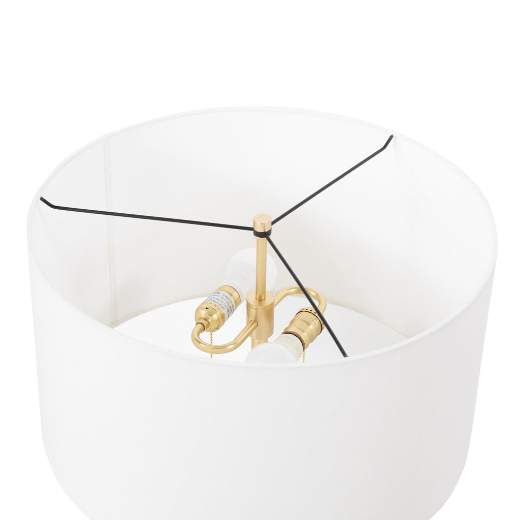 Koa Table Lamp - Adobe Textured Concrete