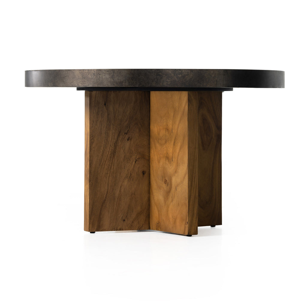 Poker Table - Aged Metal