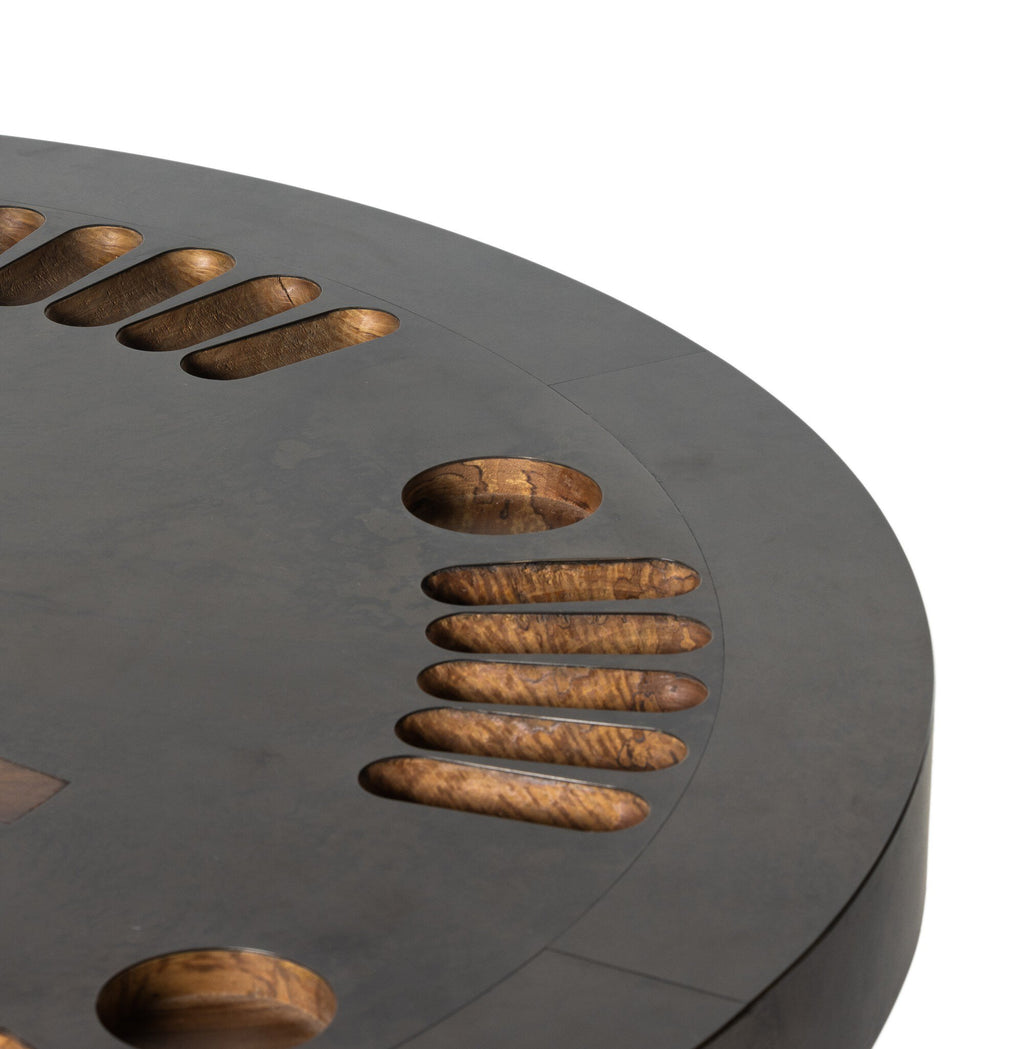 Poker Table - Aged Metal