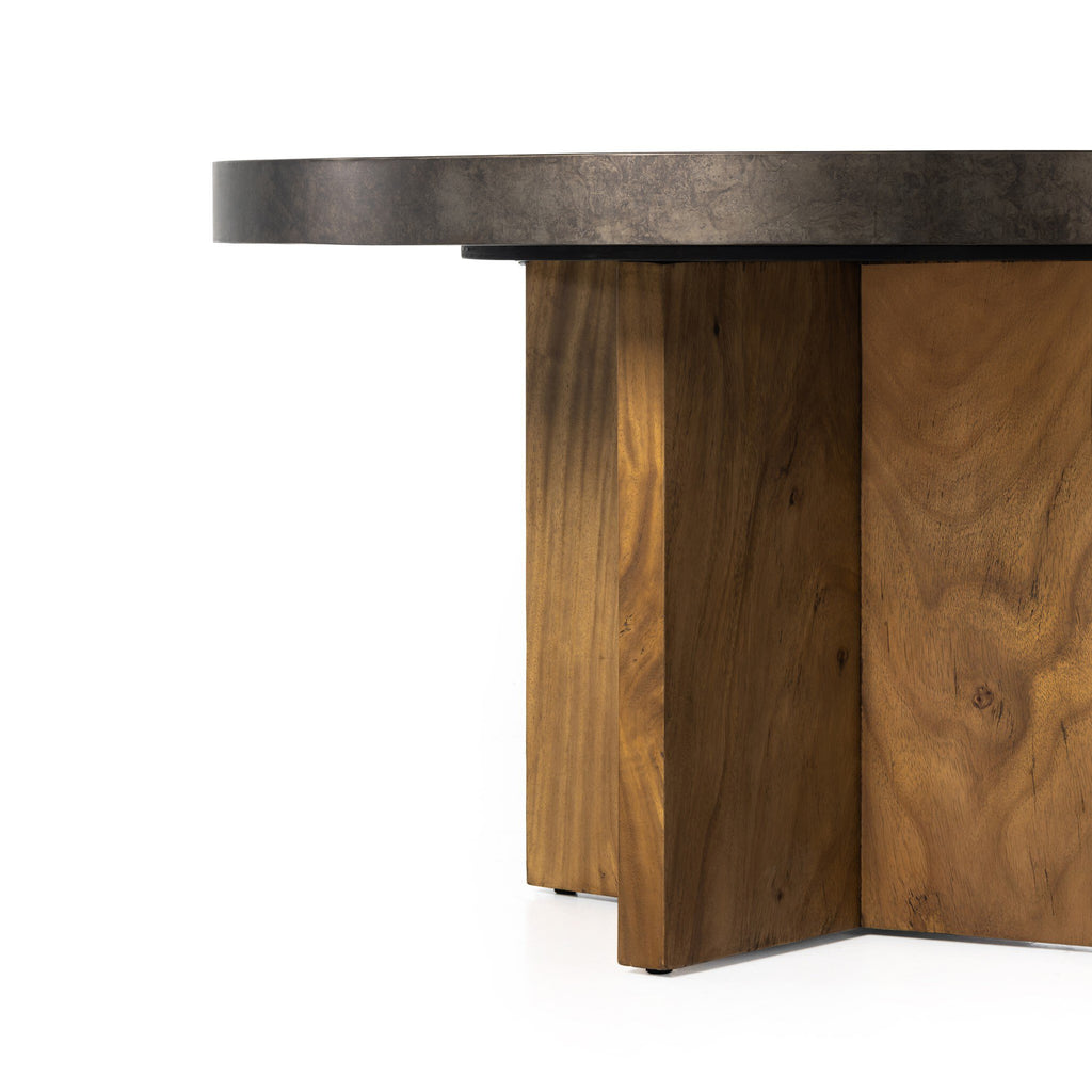 Poker Table - Aged Metal