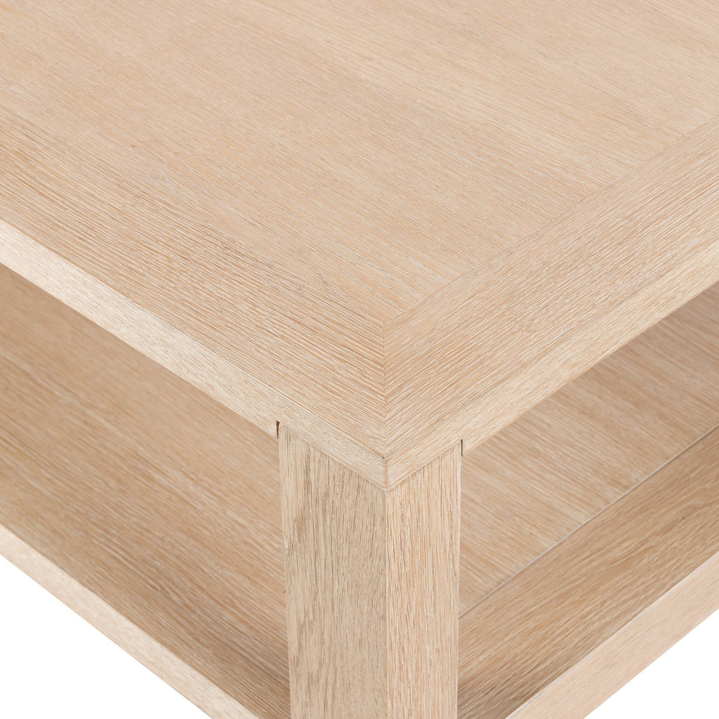 Thomas Coffee Table - Bleached Oak Veneer