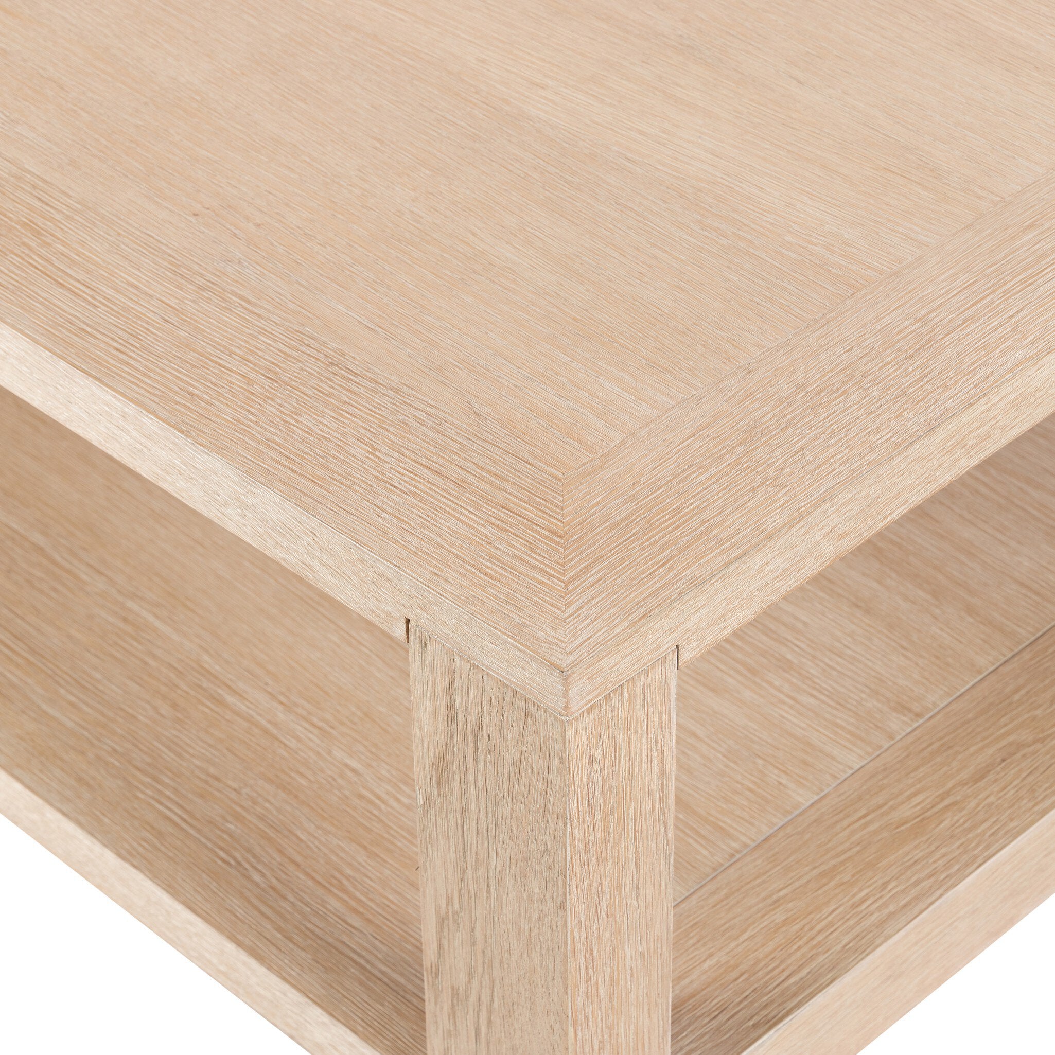 Thomas Coffee Table - Bleached Oak Veneer