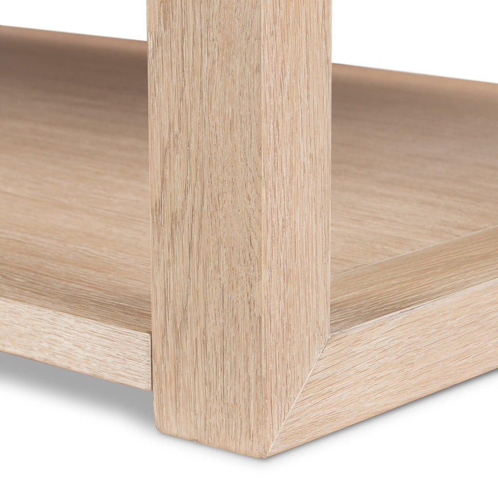 Thomas Coffee Table - Bleached Oak Veneer