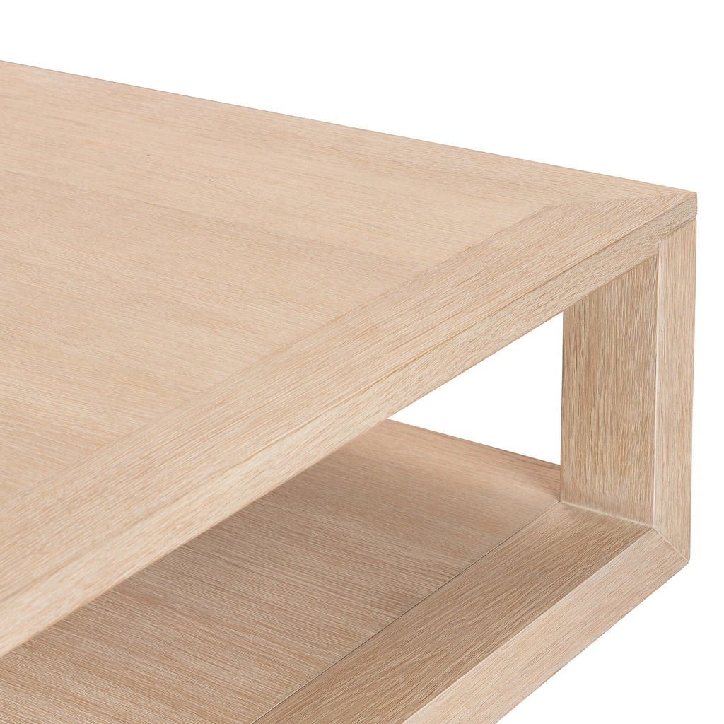 Thomas Coffee Table - Bleached Oak Veneer