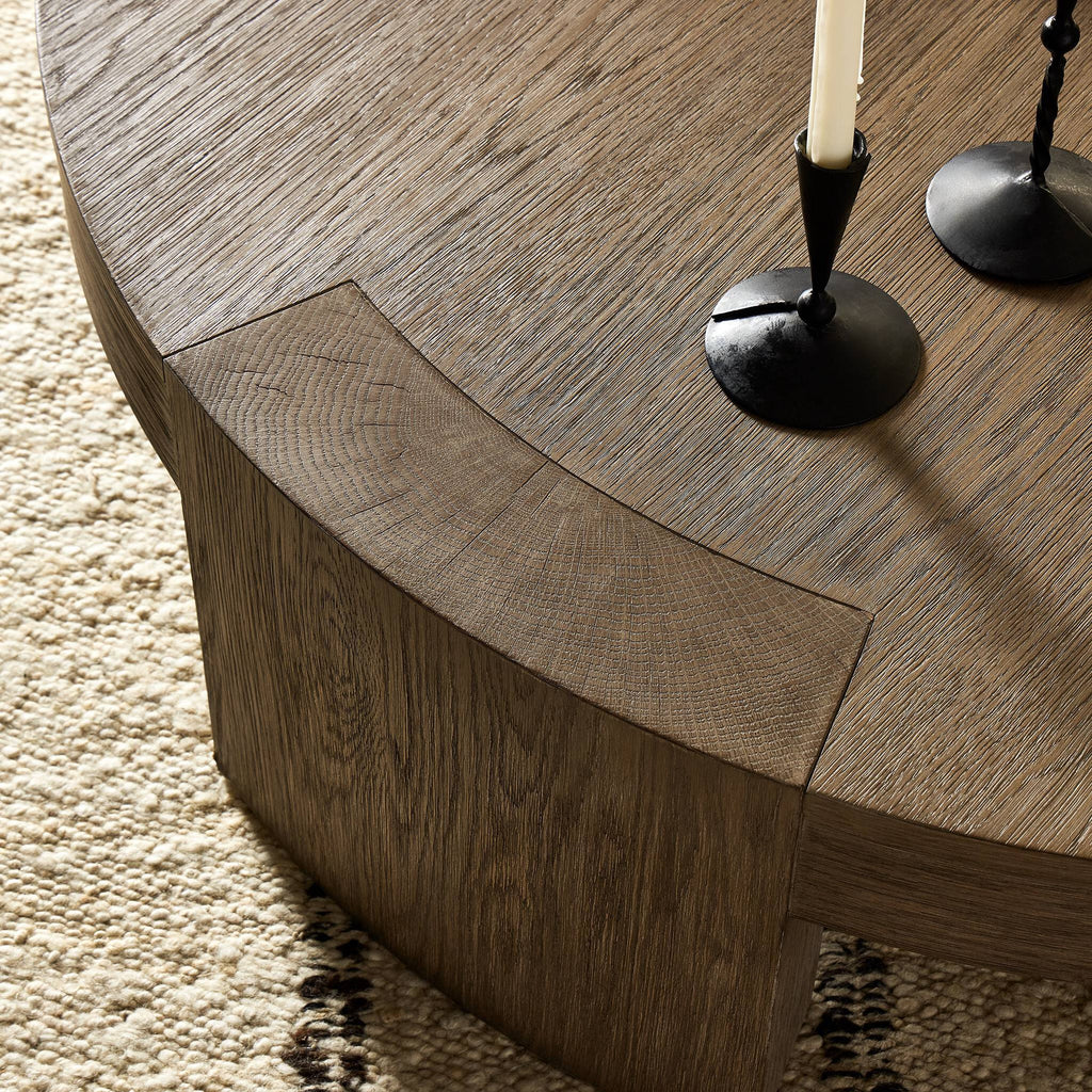 Sheffield Coffee Table - Warm Natural Flat Oak Veneer | Small
