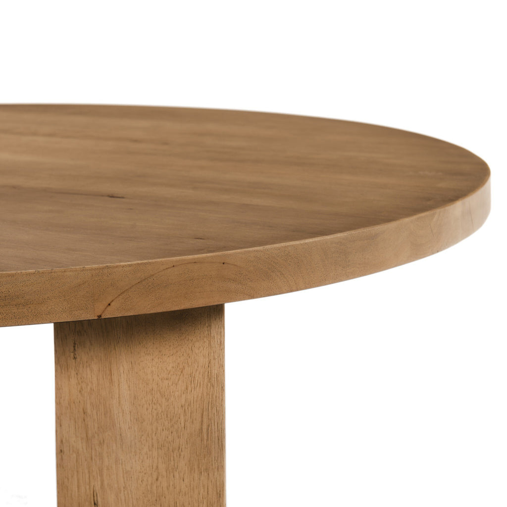 Mesa Round Coffee Table - Light Brushed Parawood | 48"