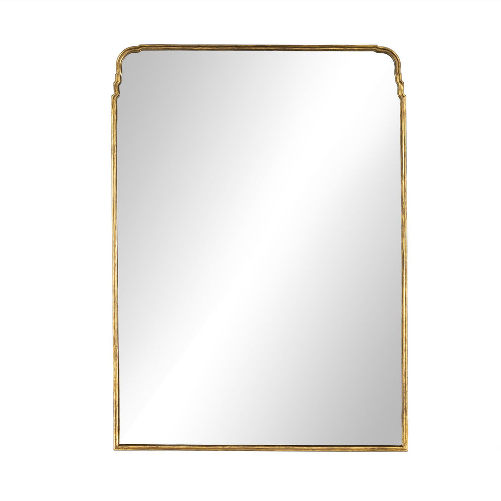 Loire Grand Floor Mirror - Antiqued Gold Leaf