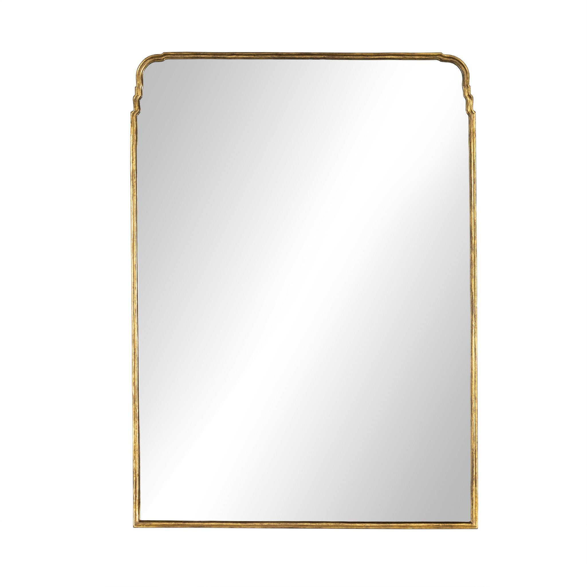 Loire Grand Floor Mirror - Antiqued Gold Leaf