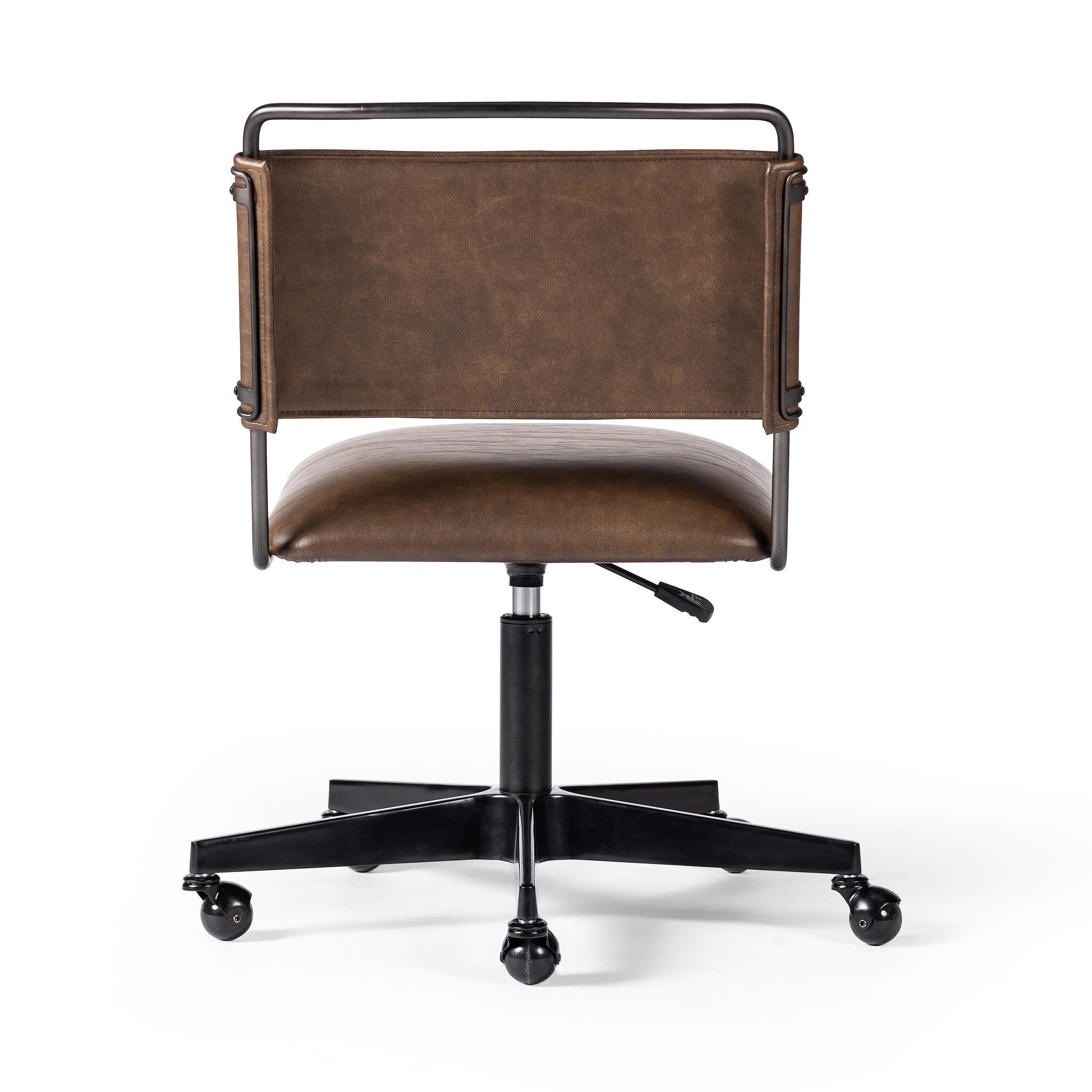 Wharton Desk Chair - Distressed Brown