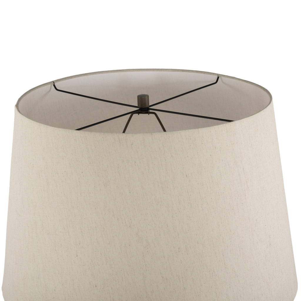Ziggy Floor Lamp - Hammered Smoked Nickel